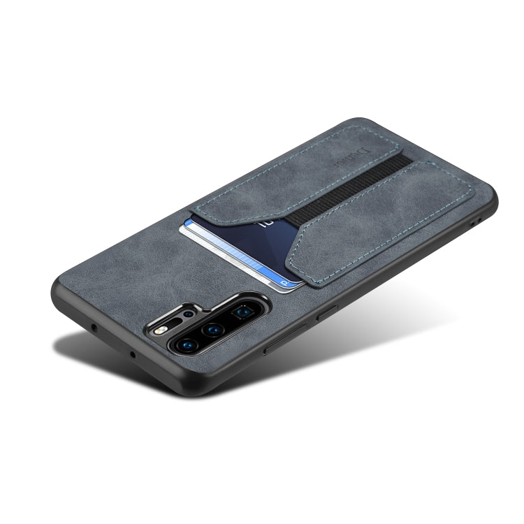 Denior DV Elastic Card PU Custodia per telefono con cover posteriore, For Huawei P30 Pro, For Huawei P30 Lite