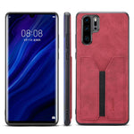Denior DV Elastic Card PU Custodia per telefono con cover posteriore, For Huawei P30 Pro, For Huawei P30 Lite