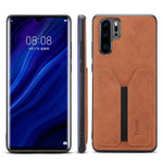 Denior DV Elastic Card PU Custodia per telefono con cover posteriore, For Huawei P30 Pro, For Huawei P30 Lite