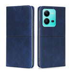 Custodia per telefono in pelle magnetica con trama di mucca, For OPPO A17, For Realme C33 4G, For vivo T1 Snapdragon 680/iQOO Z6 44W, For vivo V25 5G/V25e 5G