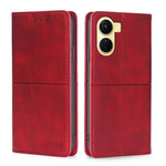 Custodia per telefono in pelle magnetica con trama di mucca, For vivo Y16 4G/Y02s 4G, For Xiaomi Civi 2 5G, For Xiaomi Poco M5 4G