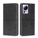 Custodia per telefono in pelle magnetica con trama di mucca, For vivo Y16 4G/Y02s 4G, For Xiaomi Civi 2 5G, For Xiaomi Poco M5 4G
