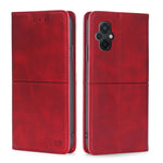 Custodia per telefono in pelle magnetica con trama di mucca, For vivo Y16 4G/Y02s 4G, For Xiaomi Civi 2 5G, For Xiaomi Poco M5 4G