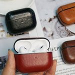 Custodia protettiva antiurto in pelle per auricolari wireless, For AirPods Pro 2