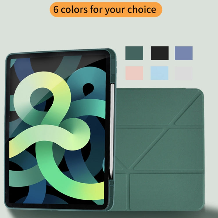 Acrilico 2 in 1 Y-fold Custodia per tablet Smart in pelle, For iPad 10.2 2021 / 2020 / 2019, For iPad Pro / Air 3 10.5, For iPad Pro 11 2022 / 2021 / 2020 / 2018 / Air 5 2022 / Air 2020 10.9, For iPad Pro 12.9 2022 / 2021 / 2020 / 2018