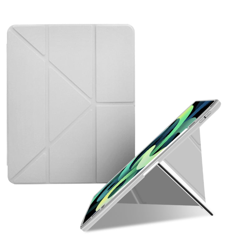Acrilico 2 in 1 Y-fold Custodia per tablet Smart in pelle, For iPad 10.2 2021 / 2020 / 2019, For iPad Pro / Air 3 10.5, For iPad Pro 11 2022 / 2021 / 2020 / 2018 / Air 5 2022 / Air 2020 10.9, For iPad Pro 12.9 2022 / 2021 / 2020 / 2018
