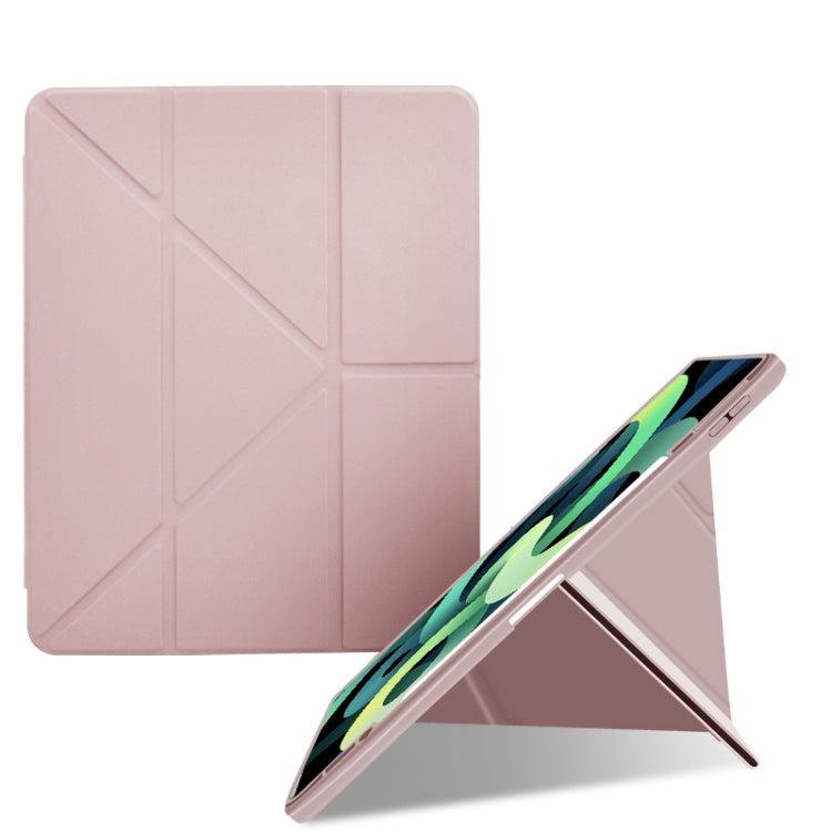 Acrilico 2 in 1 Y-fold Custodia per tablet Smart in pelle, For iPad 10.2 2021 / 2020 / 2019, For iPad Pro / Air 3 10.5, For iPad Pro 11 2022 / 2021 / 2020 / 2018 / Air 5 2022 / Air 2020 10.9, For iPad Pro 12.9 2022 / 2021 / 2020 / 2018