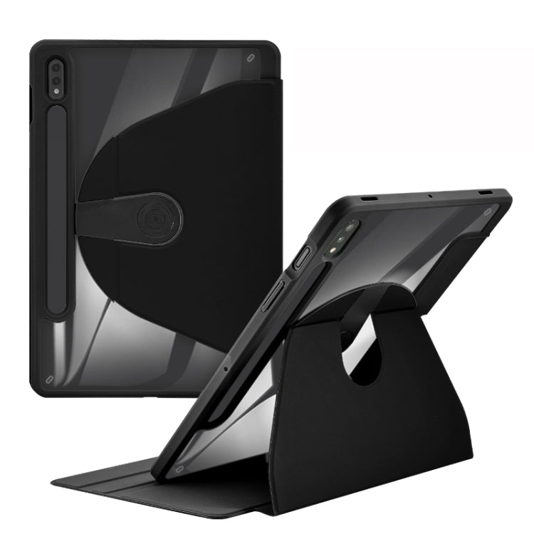Custodia in pelle per tablet con supporto per rotazione a 360 gradi in acrilico, For Samsung Galaxy Tab S8+ / S7+, For Samsung Galaxy Tab A7 Lite, For Samsung Galaxy Tab A7 10.4 2020, For Samsung Galaxy Tab A 8.0 2019