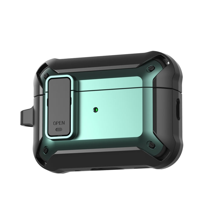 Custodia in silicone per auricolari wireless Bumblebee con interruttore e foro per cordino, For AirPods Pro 2 with Lanyard Hole