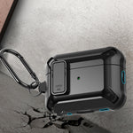 Custodia in silicone per auricolari wireless Bumblebee con interruttore e foro per cordino, For AirPods Pro 2 with Lanyard Hole