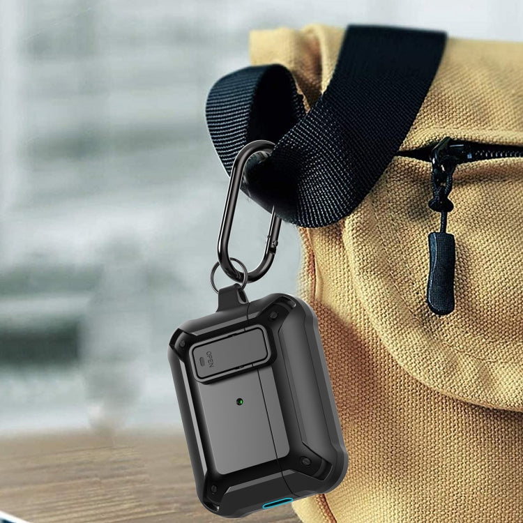 Custodia in silicone per auricolari wireless Bumblebee con interruttore e foro per cordino, For AirPods Pro 2 with Lanyard Hole