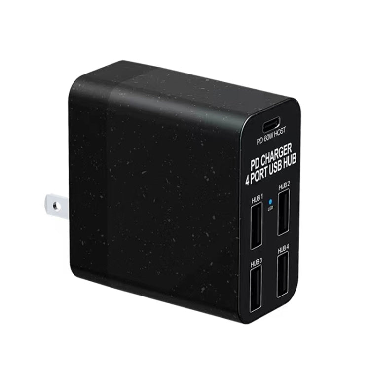 Caricatore USB-C 65W con HUB a 4 porte USB