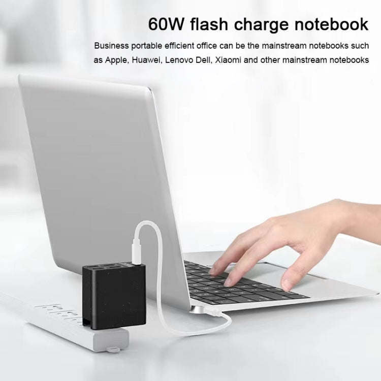 Caricatore USB-C 65W con HUB a 4 porte USB
