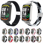 Cinturino integrato con fibbia in nylon intrecciato, For Xiaomi Mi Band 7 Pro