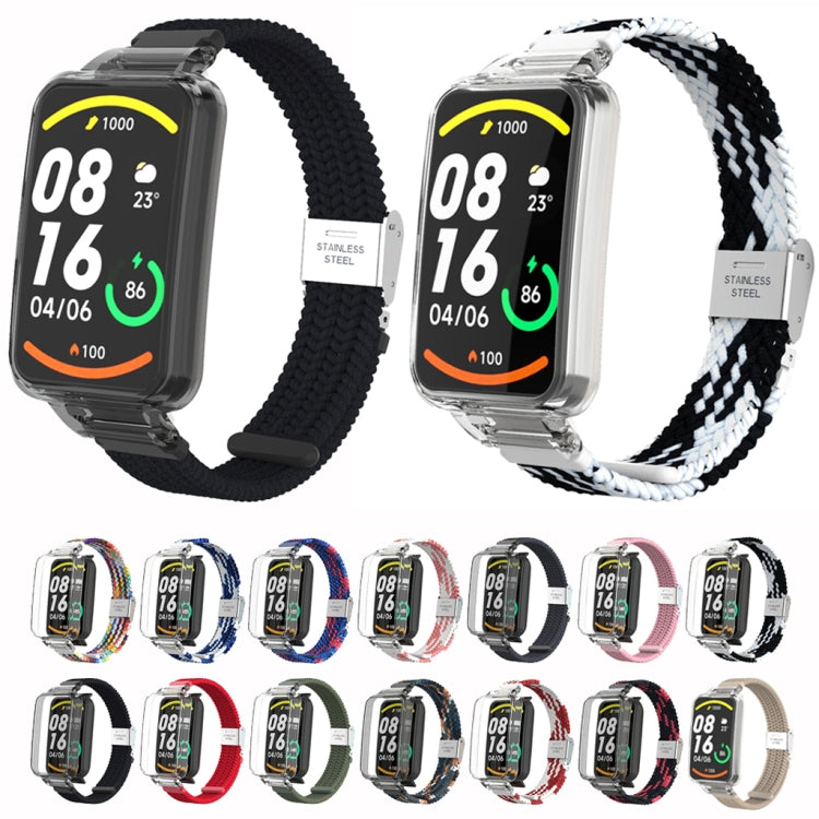 Cinturino integrato con fibbia in nylon intrecciato, For Xiaomi Mi Band 7 Pro