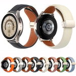 Cinturino per orologio in vera pelle con fibbia pieghevole, For Samsung Galaxy Watch 5