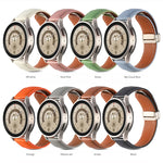 Cinturino per orologio in vera pelle con fibbia pieghevole, For Samsung Galaxy Watch 5