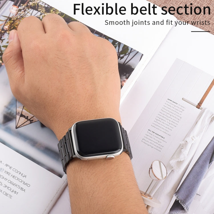 Cinturino per orologio in metallo, For Apple Watch Ultra 49mm / Series 8&7 45mm / SE 2&6&SE&5&4 44mm / 3&2&1 42mm, For Apple Watch Series 8&7 41mm / SE 2&6&SE&5&4 40mm / 3&2&1 38mm