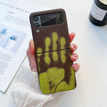 Custodia protettiva in silicone sensibile al calore, For Samsung Galaxy Z Flip3 5G, For Samsung Galaxy Z Flip4