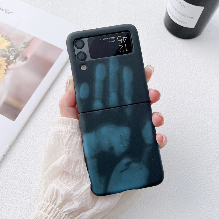 Custodia protettiva in silicone sensibile al calore, For Samsung Galaxy Z Flip3 5G, For Samsung Galaxy Z Flip4
