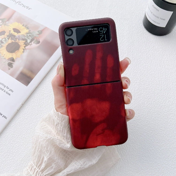 Custodia protettiva in silicone sensibile al calore, For Samsung Galaxy Z Flip3 5G, For Samsung Galaxy Z Flip4