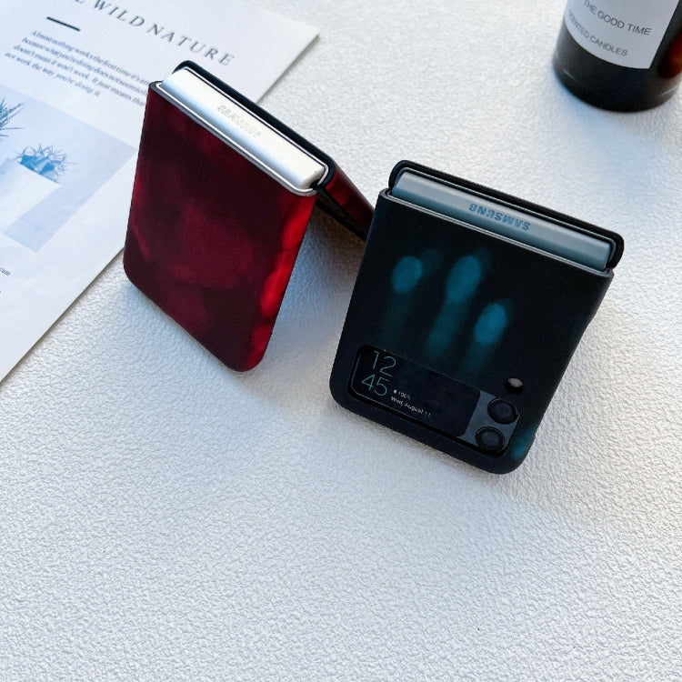 Custodia protettiva in silicone sensibile al calore, For Samsung Galaxy Z Flip3 5G, For Samsung Galaxy Z Flip4