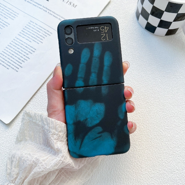 Custodia protettiva in silicone sensibile al calore, For Samsung Galaxy Z Flip3 5G, For Samsung Galaxy Z Flip4