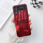 Custodia protettiva in silicone sensibile al calore, For Samsung Galaxy Z Flip3 5G, For Samsung Galaxy Z Flip4