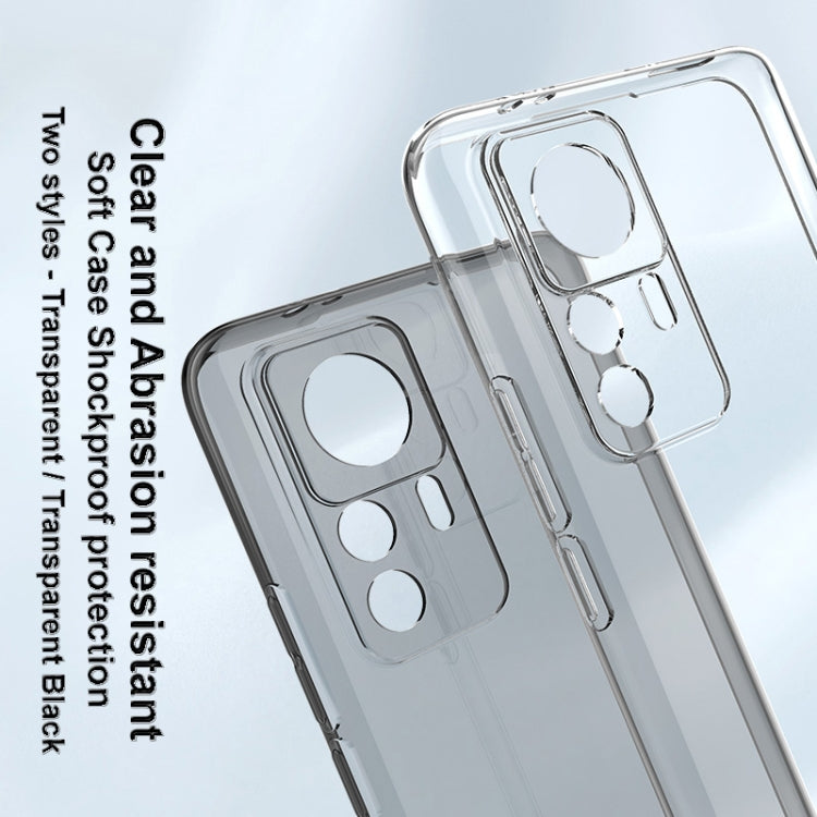 Custodia per telefono in TPU trasparente antiurto serie imak UX-5, For Xiaomi 12T Pro 5G