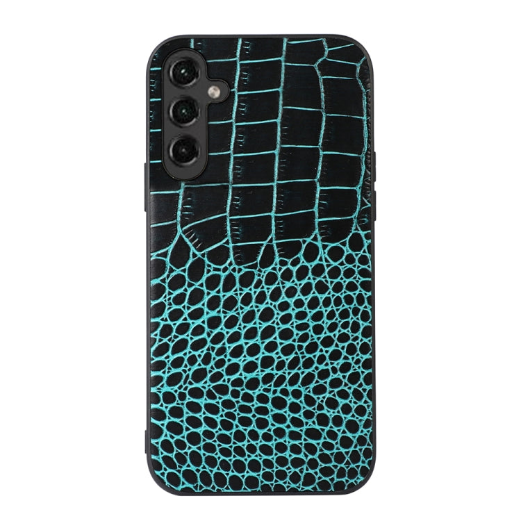 Custodia per telefono in vera pelle con trama di coccodrillo, For Samsung Galaxy A14 5G, For Samsung Galaxy S23+ 5G, For Samsung Galaxy S23 Ultra 5G