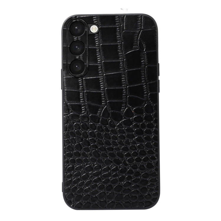 Custodia per telefono in vera pelle con trama di coccodrillo, For Samsung Galaxy A14 5G, For Samsung Galaxy S23+ 5G, For Samsung Galaxy S23 Ultra 5G
