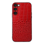 Custodia per telefono in vera pelle con trama di coccodrillo, For Samsung Galaxy A14 5G, For Samsung Galaxy S23+ 5G, For Samsung Galaxy S23 Ultra 5G
