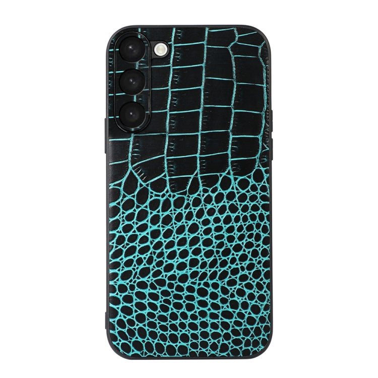 Custodia per telefono in vera pelle con trama di coccodrillo, For Samsung Galaxy A14 5G, For Samsung Galaxy S23+ 5G, For Samsung Galaxy S23 Ultra 5G