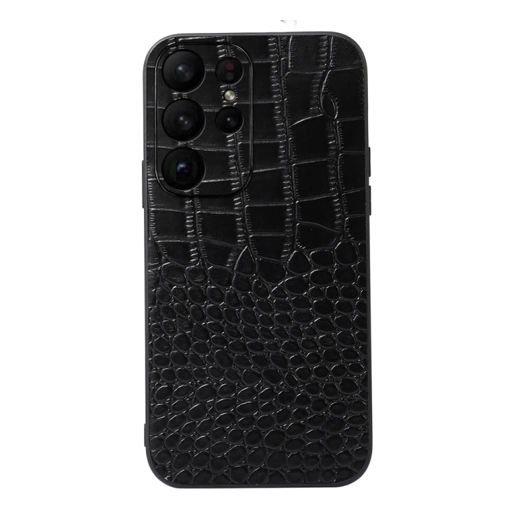 Custodia per telefono in vera pelle con trama di coccodrillo, For Samsung Galaxy A14 5G, For Samsung Galaxy S23+ 5G, For Samsung Galaxy S23 Ultra 5G