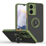 Custodia per telefono Q Shadow 1 serie TPU + PC con anello, For vivo Y16