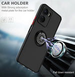 Custodia per telefono Q Shadow 1 serie TPU + PC con anello, For vivo Y16