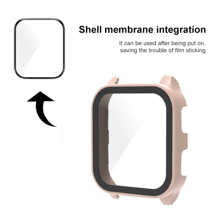 Custodia per orologio protettiva integrata in vetro temperato PC + 9H, For Garmin Venu Sq2