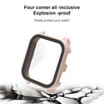 Custodia per orologio protettiva integrata in vetro temperato PC + 9H, For Garmin Venu Sq2