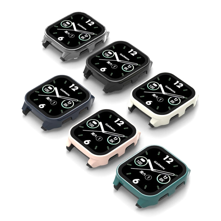 Custodia per orologio protettiva integrata in vetro temperato PC + 9H, For Garmin Venu Sq2