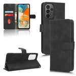 Custodia per telefono in pelle con vibrazione magnetica Skin Feel, For Samsung Galaxy A23 4G Global