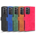 Custodia per telefono in pelle con vibrazione magnetica Skin Feel, For Samsung Galaxy A23 4G Global