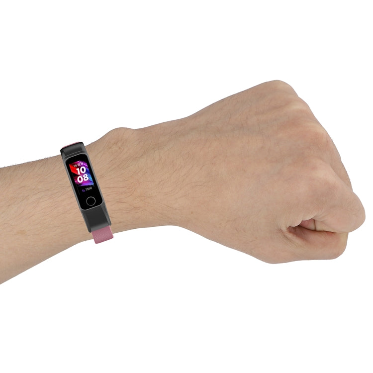 Per Huawei Band 4 (ADS-B29) / Honor Band 5i (CRS-B19S) cinturino da polso in vera pelle