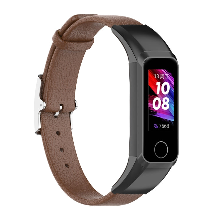 Per Huawei Band 4 (ADS-B29) / Honor Band 5i (CRS-B19S) cinturino da polso in vera pelle