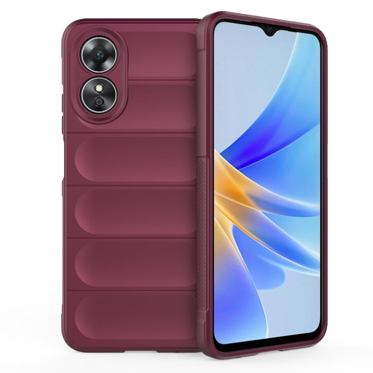 Magic Shield TPU + custodia per telefono in flanella, For OPPO A17 4G Global, For Xiaomi Redmi A1+ 4G Global