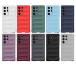 Magic Shield TPU + custodia per telefono in flanella, For Samsung Galaxy S23 Ultra 5G, For Samsung Galaxy S23+ 5G