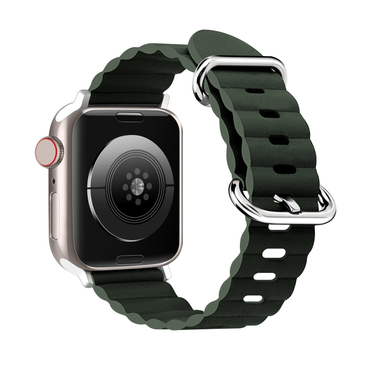 Cinturino per orologio in pelle stile oceano, For Apple Watch Ultra 49mm / Series 8&7 45mm / SE 2&6&SE&5&4 44mm / 3&2&1 42mm, For Apple Watch Ultra 49mm / Series 8&7 45mm /, For Apple Watch Series 8&7 41mm / SE 2&6&SE&5&4 40mm / 3&2&1 38mm