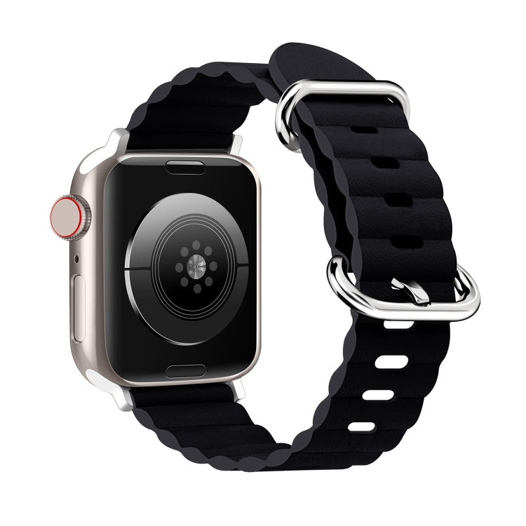 Cinturino per orologio in pelle stile oceano, For Apple Watch Ultra 49mm / Series 8&7 45mm / SE 2&6&SE&5&4 44mm / 3&2&1 42mm, For Apple Watch Ultra 49mm / Series 8&7 45mm /, For Apple Watch Series 8&7 41mm / SE 2&6&SE&5&4 40mm / 3&2&1 38mm