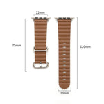 Cinturino per orologio in pelle stile oceano, For Apple Watch Ultra 49mm / Series 8&7 45mm / SE 2&6&SE&5&4 44mm / 3&2&1 42mm, For Apple Watch Ultra 49mm / Series 8&7 45mm /, For Apple Watch Series 8&7 41mm / SE 2&6&SE&5&4 40mm / 3&2&1 38mm