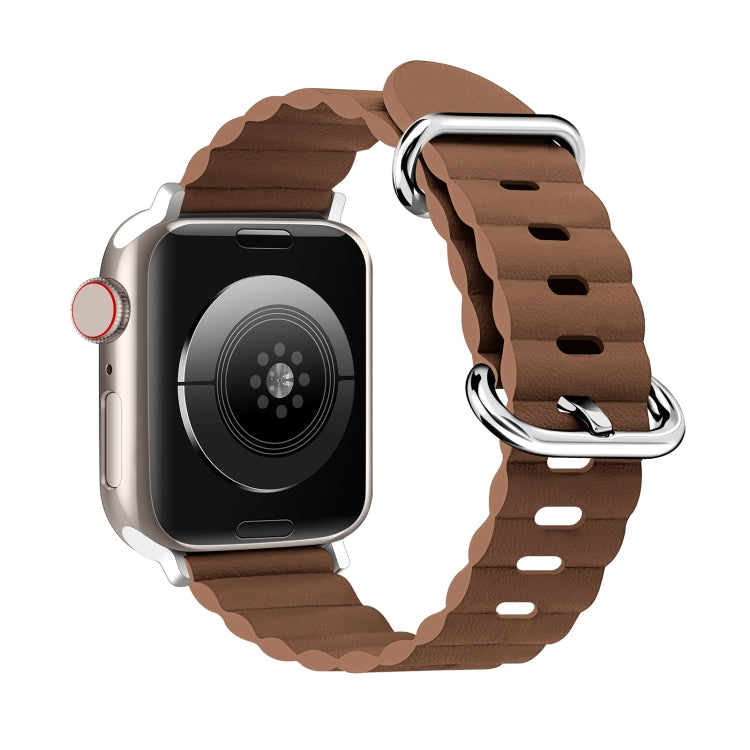 Cinturino per orologio in pelle stile oceano, For Apple Watch Ultra 49mm / Series 8&7 45mm / SE 2&6&SE&5&4 44mm / 3&2&1 42mm, For Apple Watch Ultra 49mm / Series 8&7 45mm /, For Apple Watch Series 8&7 41mm / SE 2&6&SE&5&4 40mm / 3&2&1 38mm