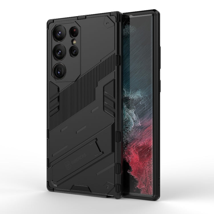 Punk Armor 2 in 1 PC + custodia per telefono antiurto in TPU con supporto invisibile, For Samsung Galaxy S23 Ultra 5G, For Samsung Galaxy S23+ 5G, For Samsung Galaxy S23 5G